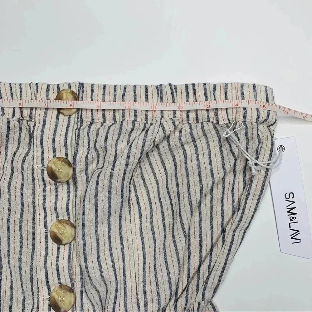 Anthropologie Sam & Lavi Zoey Strapless Jumpsuit - Picture 5 of 8